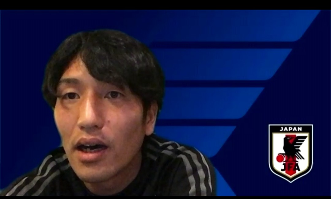 「サッカー日本代表と話そう！」企画としてオンラインで子供たちと交流する日本代表MF原口