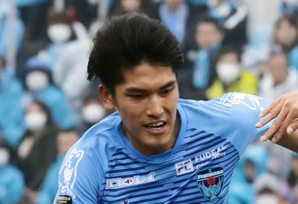 横浜FC・FW一美（20年2月撮影）