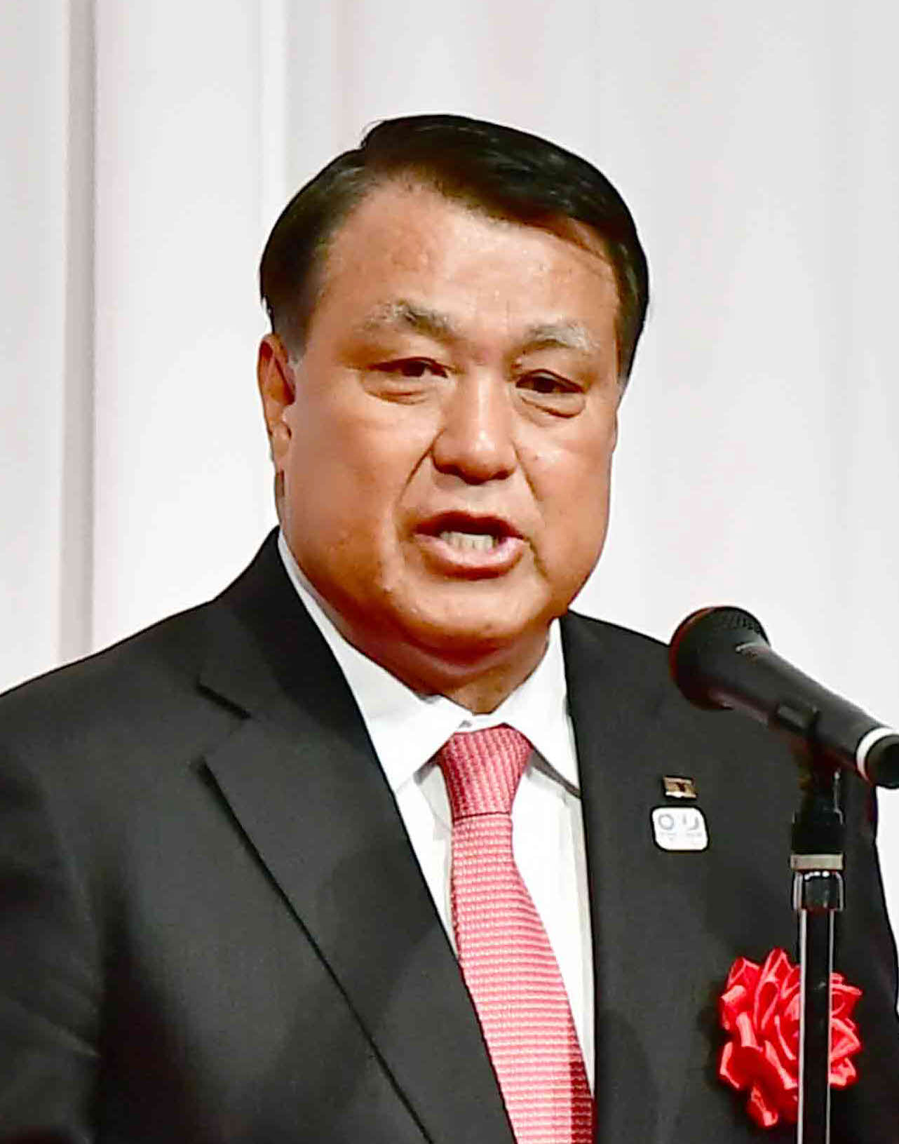 日本サッカー協会の田嶋幸三会長（2019年11月4日撮影）