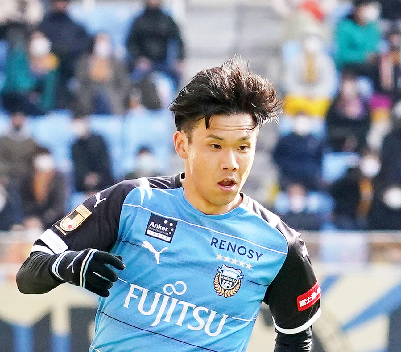 川崎F山根視来（2021年3月6日撮影）
