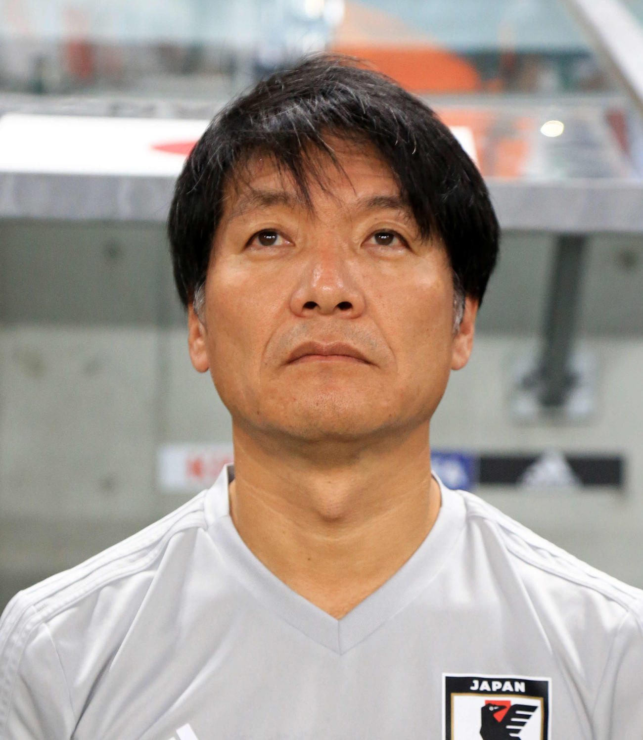 日本代表の横内昭展コーチ（18年9月撮影）