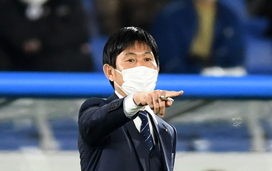 サッカー日本代表の森保一監督（2021年3月25日撮影）
