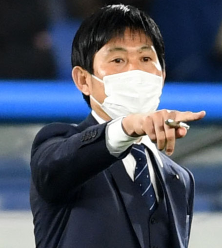 森保一監督（2021年3月25日撮影）