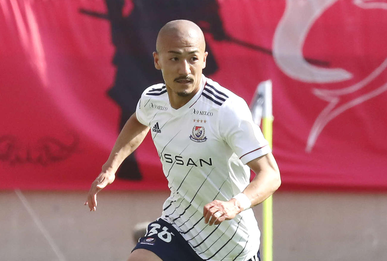 横浜FW前田大然（2021年5月15日撮影）