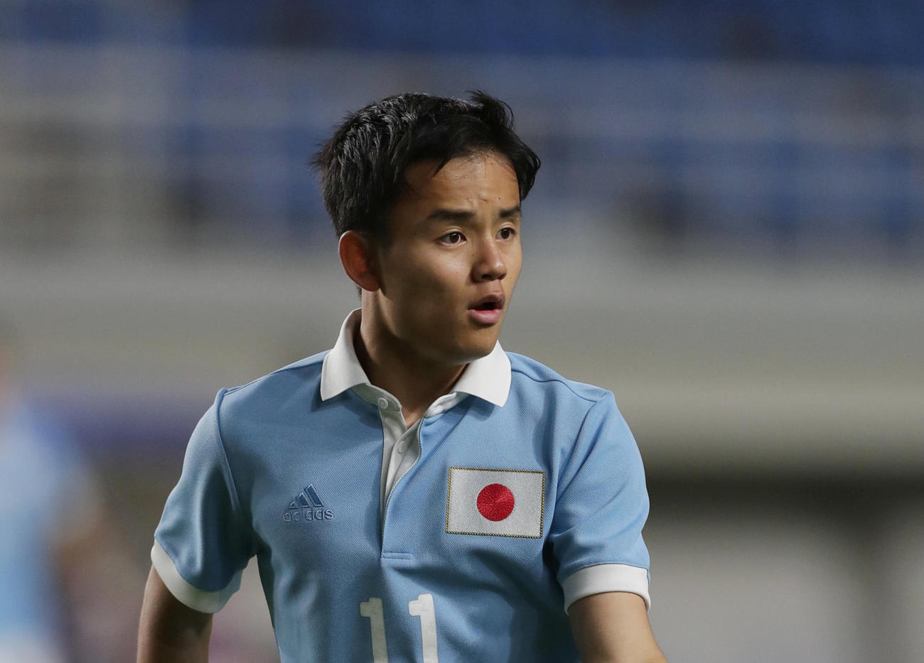 U－24日本対U－24ガーナ　前半、（撮影・前田充）