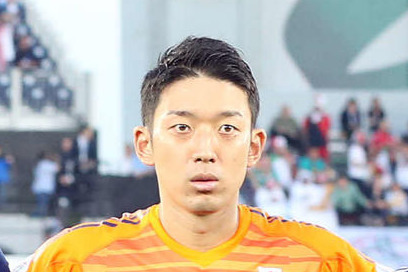 GK権田修一（19年2月撮影）