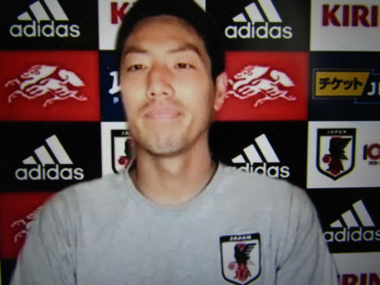 オンライン取材に応じる日本代表DF昌子源