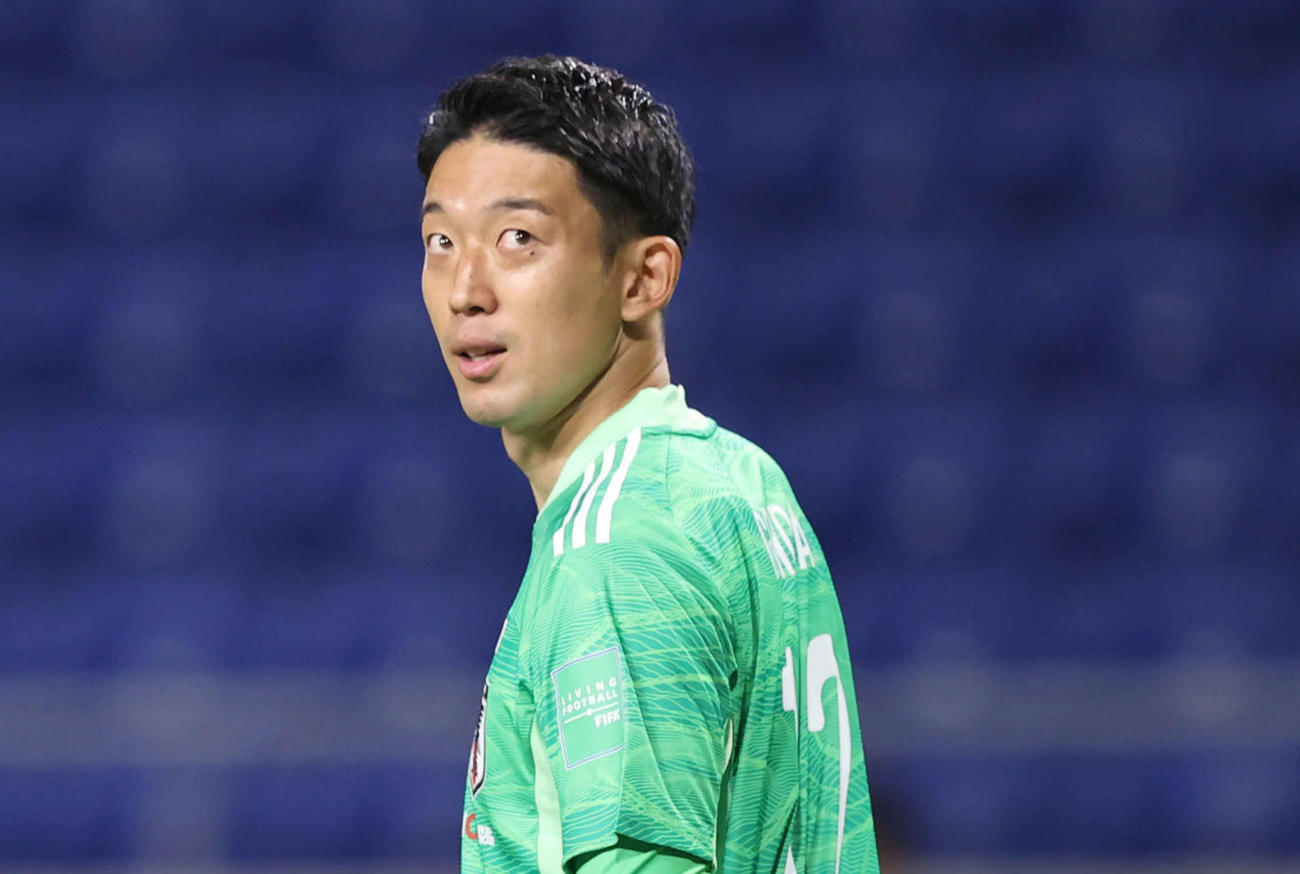 GK権田修一（2021年6月7日撮影）