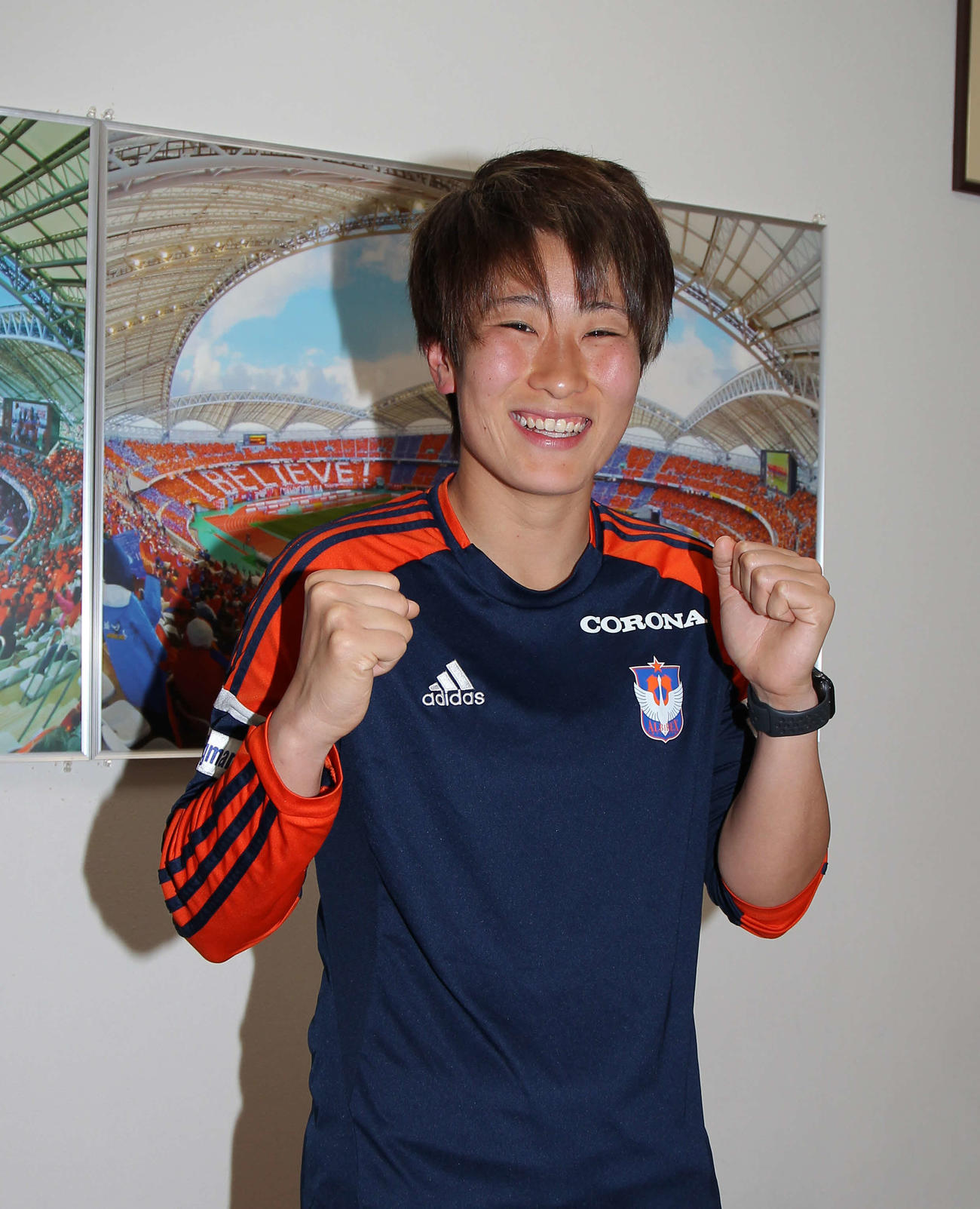 新潟LのGK平尾知佳（2020年3月撮影）