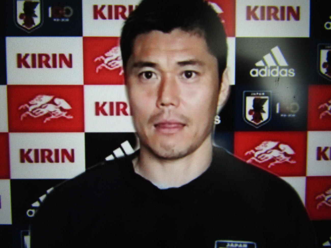 オンライン取材に応じる日本代表GK川島永嗣