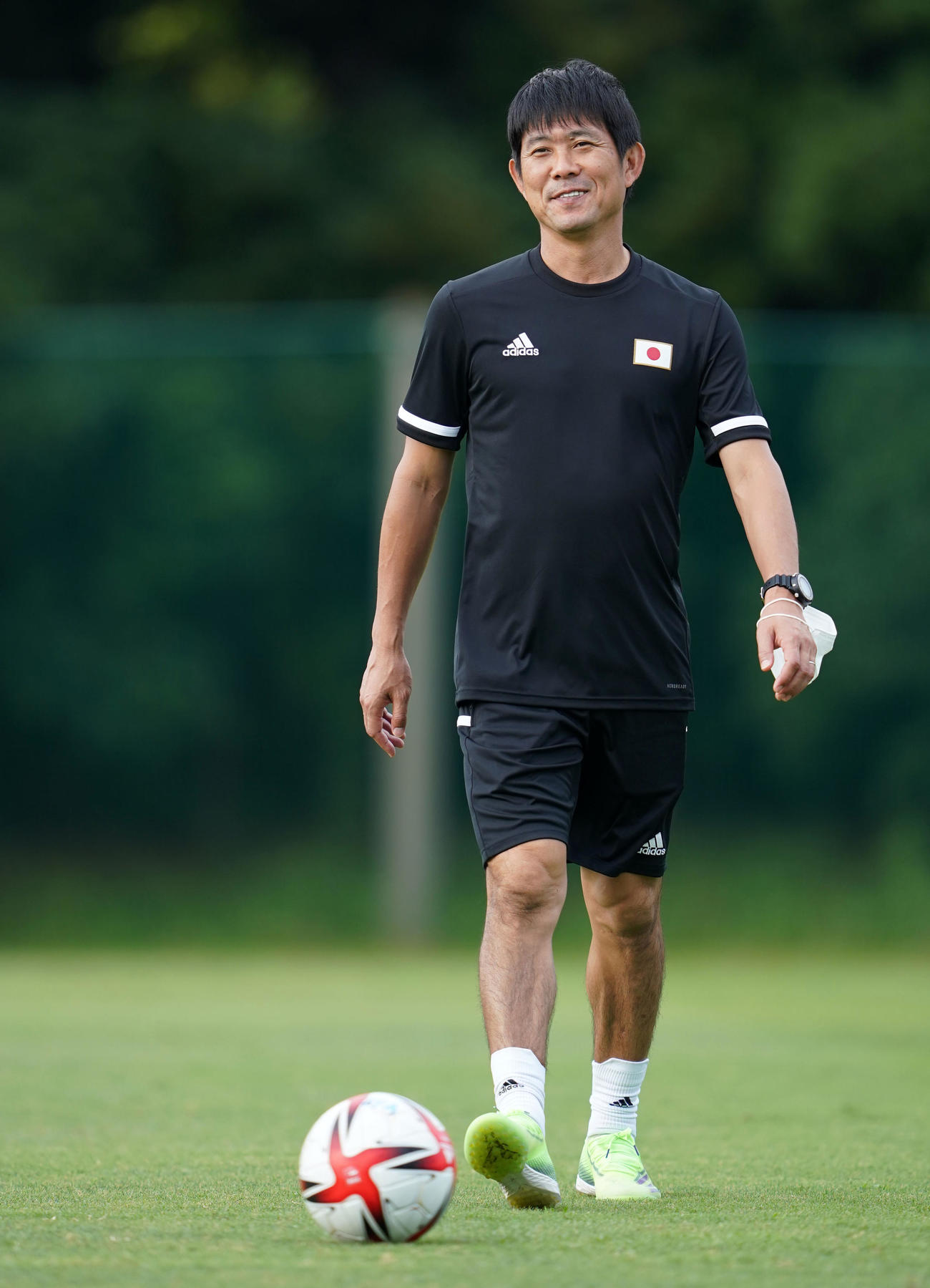 森保一監督（2021年7月26日撮影）