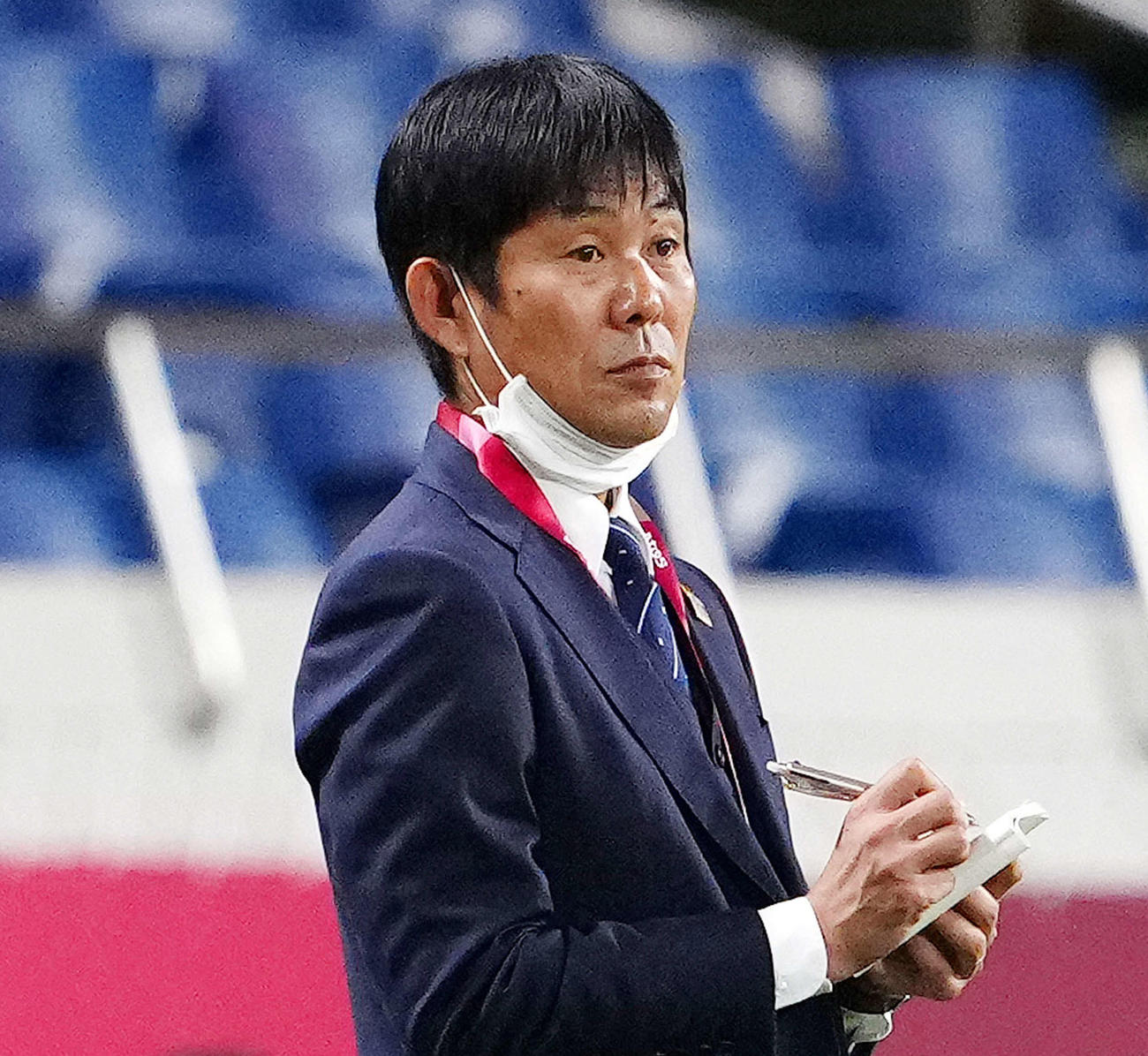 日本代表・森保一監督（2021年7月25日撮影）