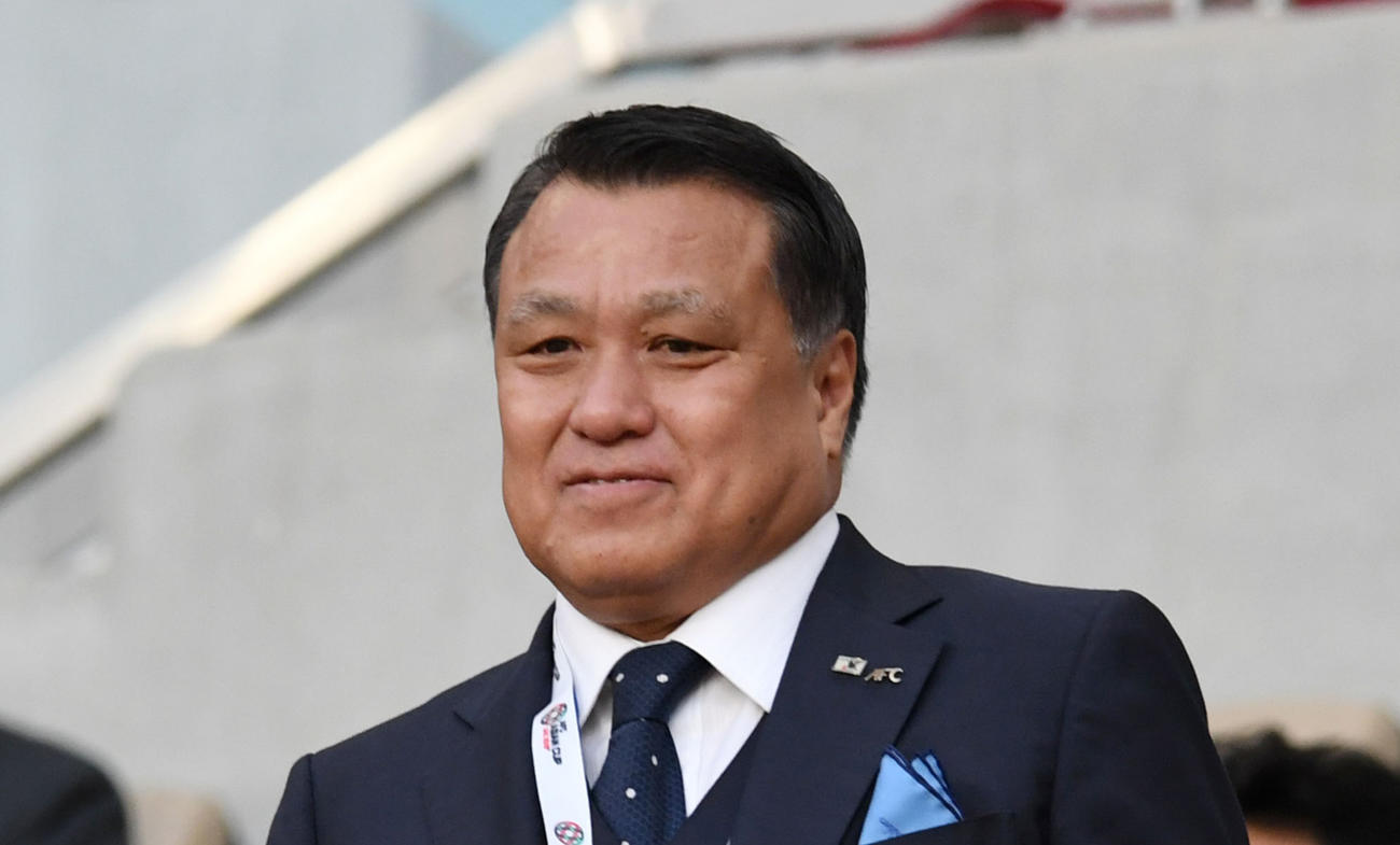 田嶋幸三会長（19年1月撮影）