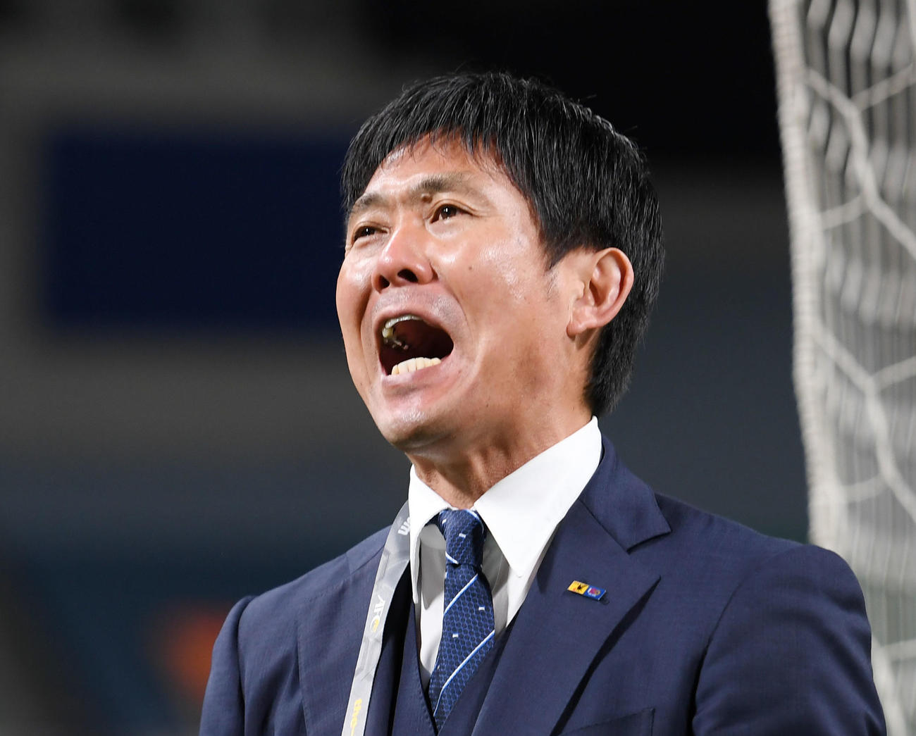 森保一監督（2021年10月12日撮影）