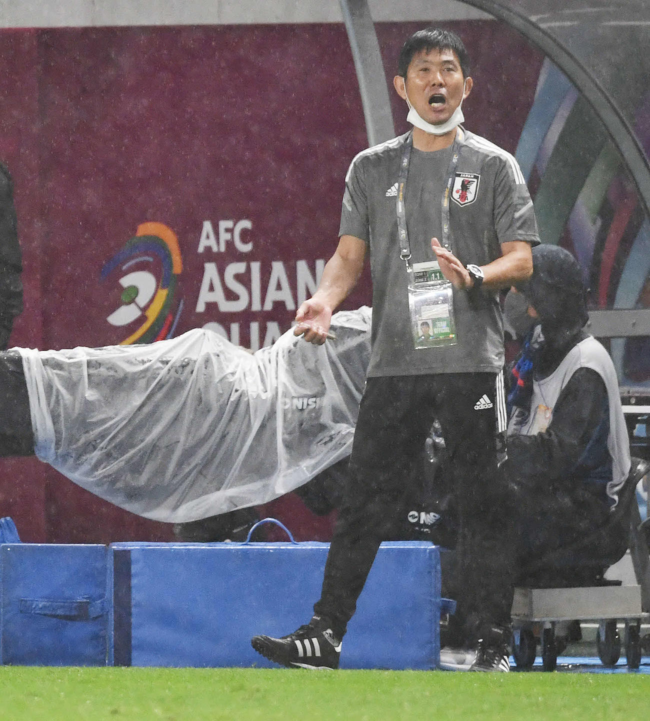 日本対オマーン　森保一監督（2021年9月2日撮影）