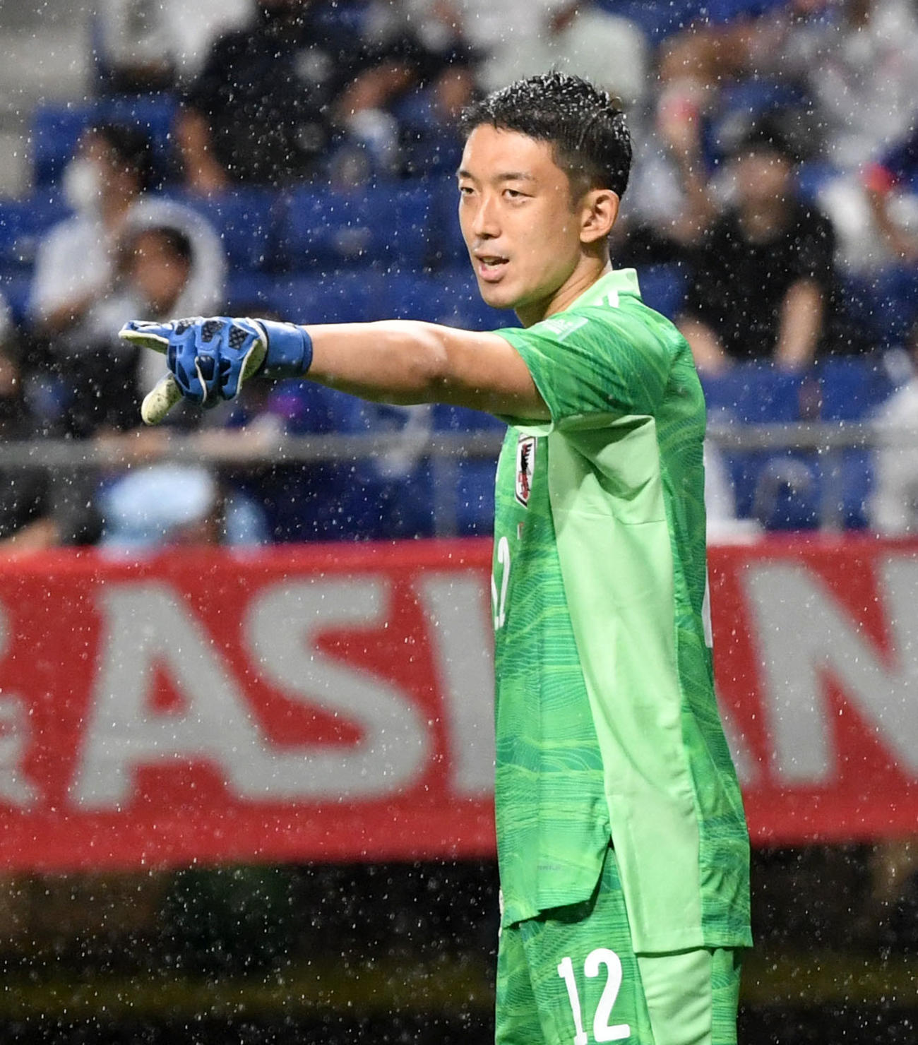 日本代表GK権田修一（2021年9月2日撮影）