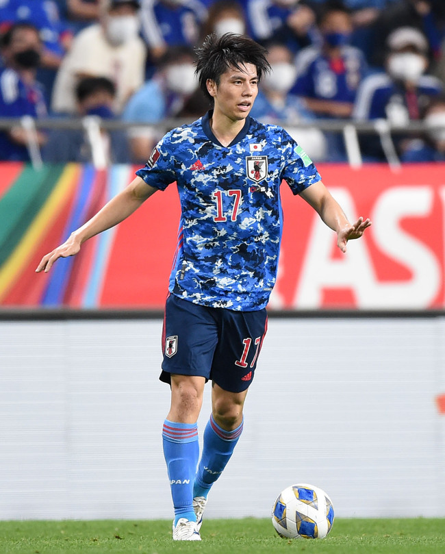 田中碧（21年10月12日撮影）