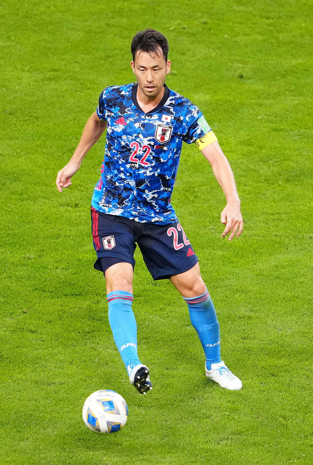 吉田麻也（2021年10月12日撮影）