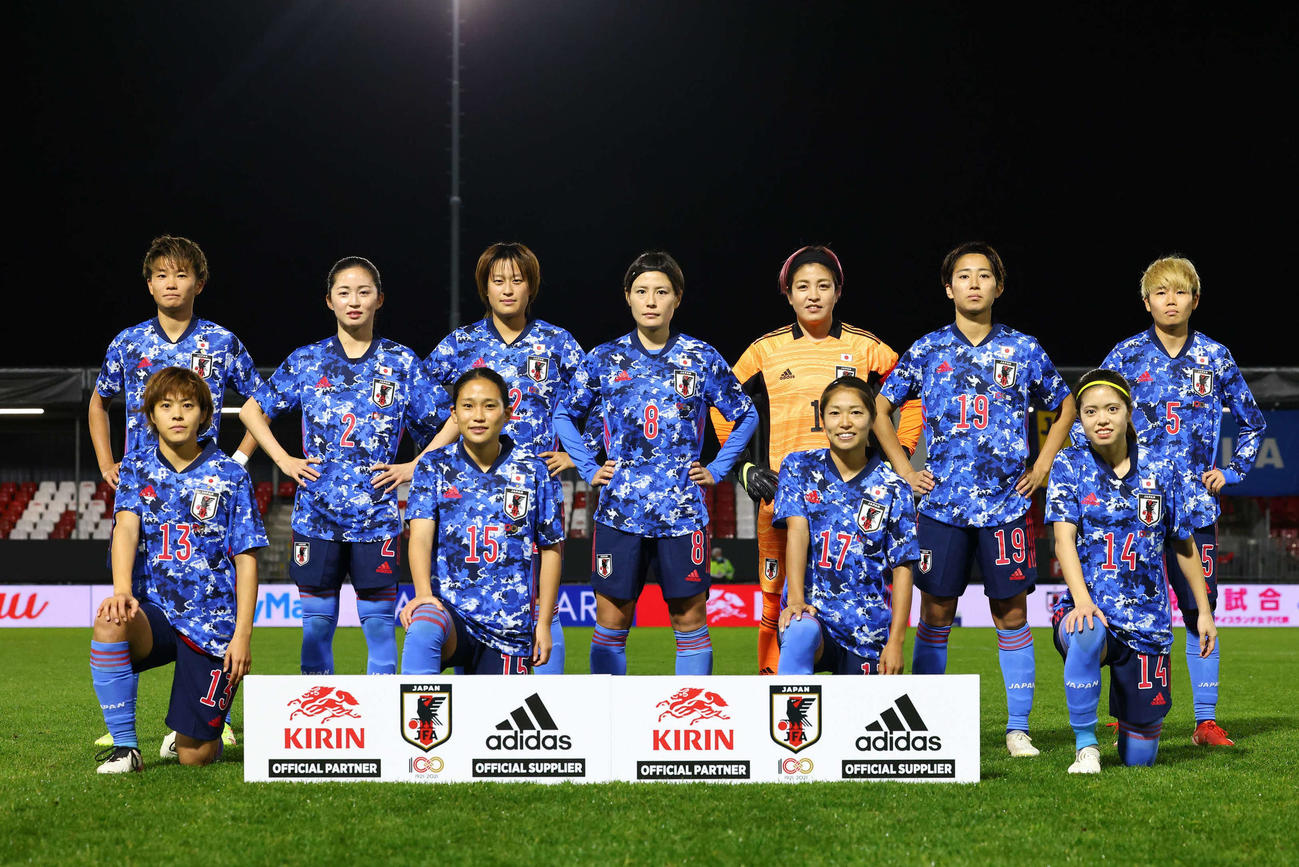 なでしこジャパン初陣の先発イレブン　（C）JFA