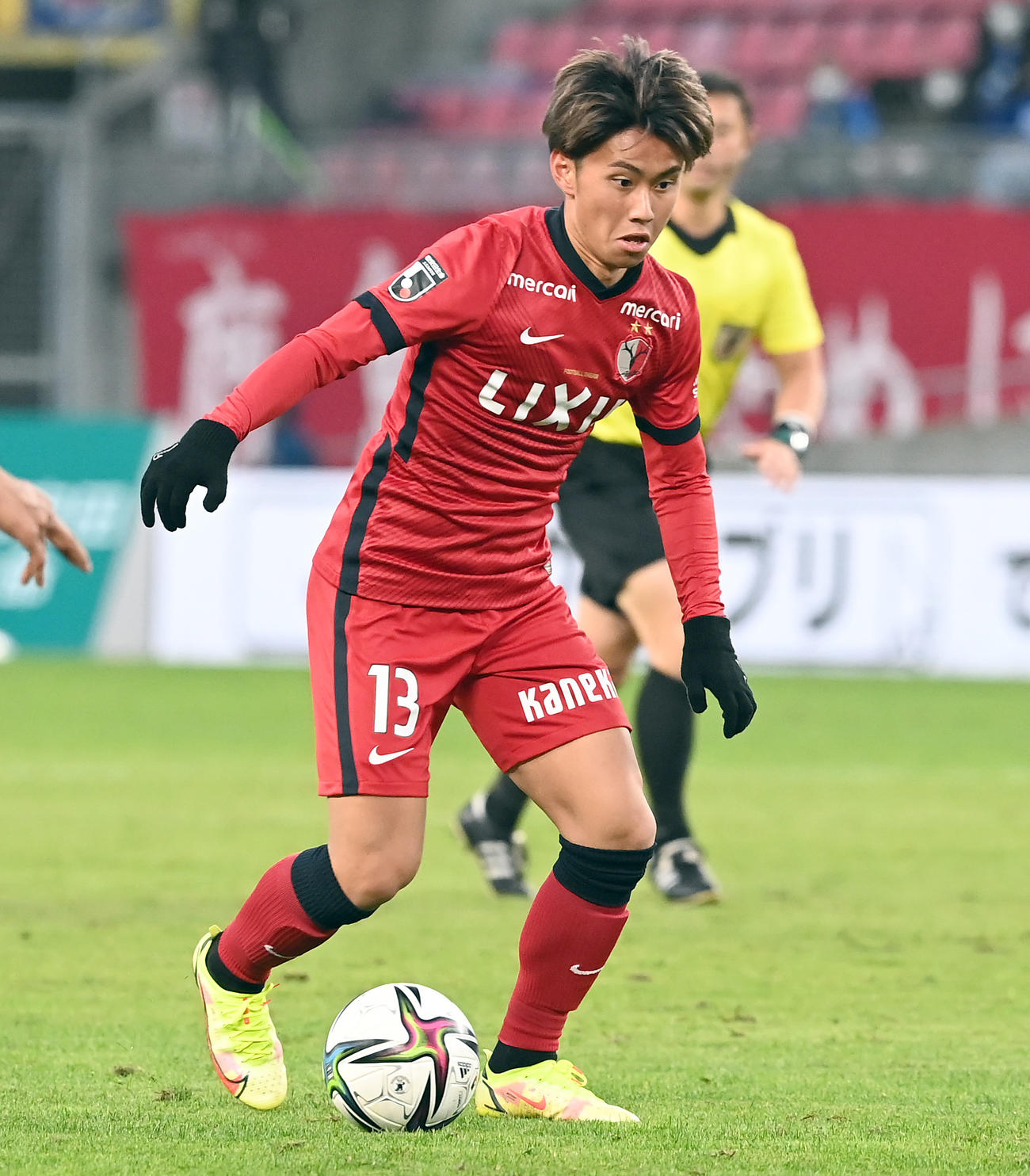 鹿島MF荒木遼太郎（2021年11月20日撮影）