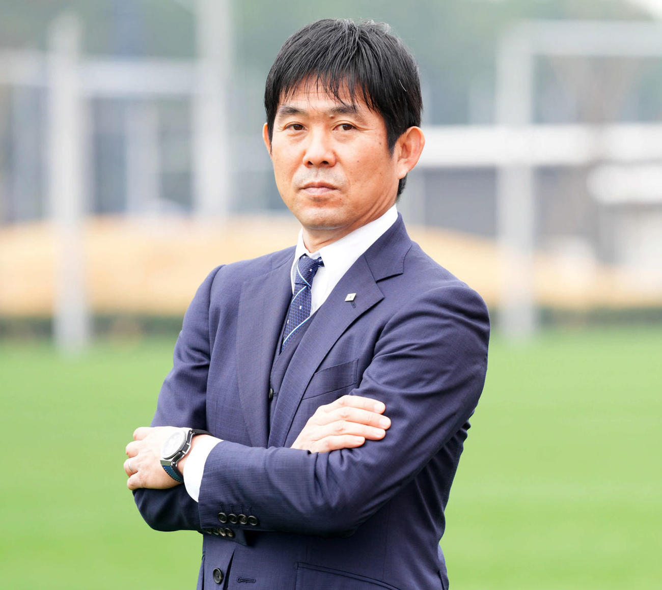 サッカー日本代表の森保一監督（2021年12月17日撮影）
