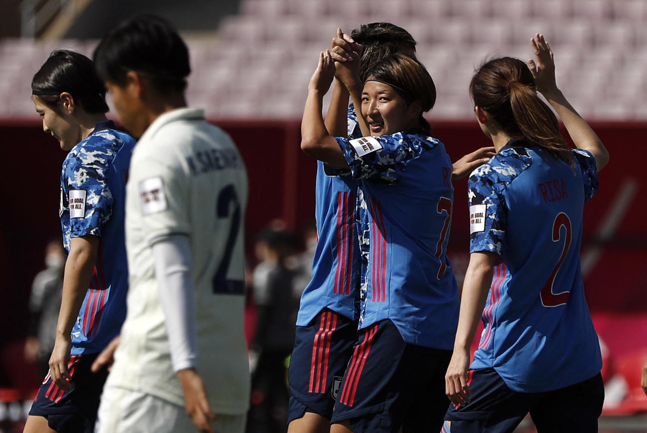 ゴールを決めた隅田（ロイター）