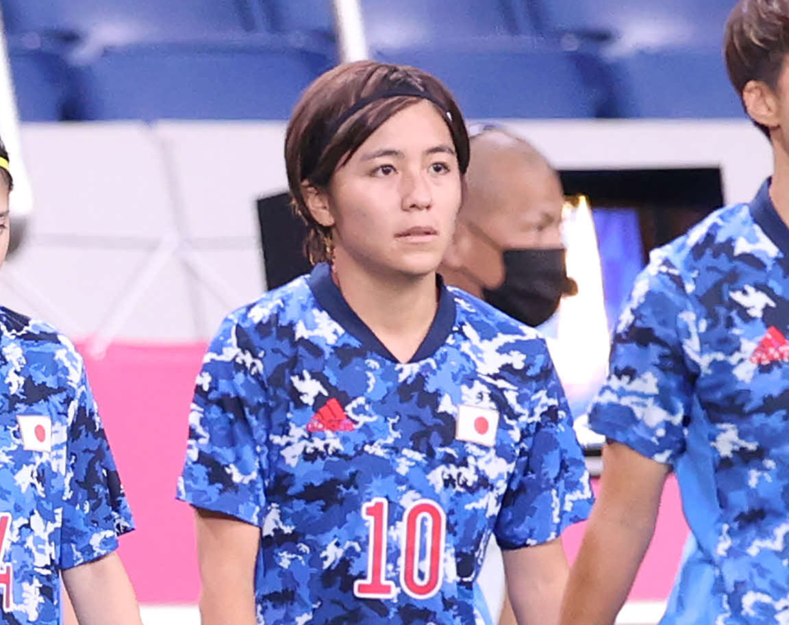 日本女子代表岩渕真奈（21年7月30日撮影）