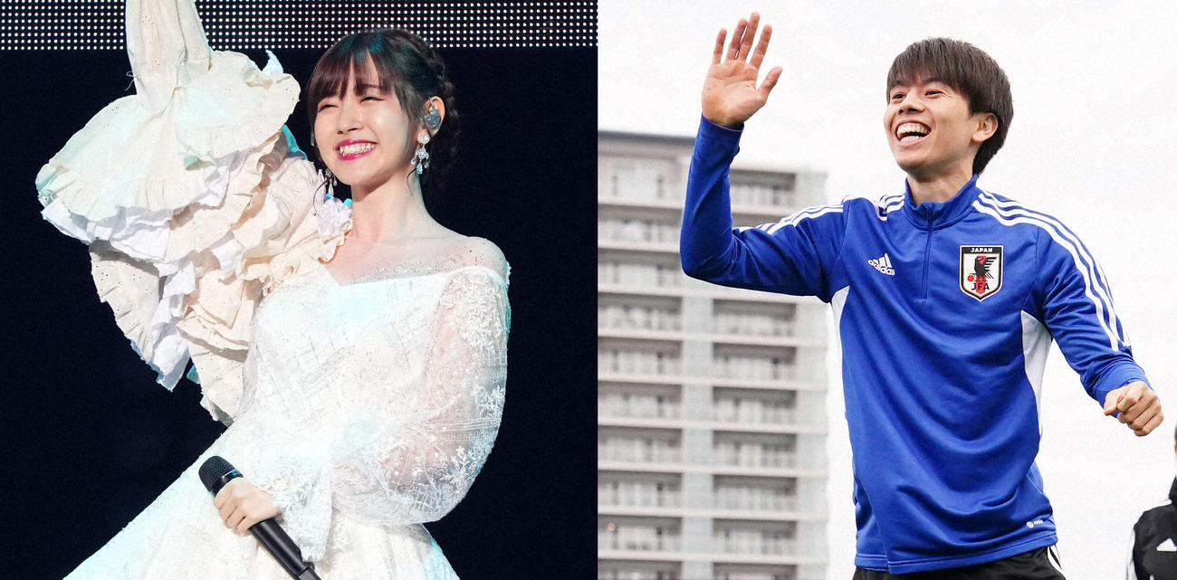 田中碧（右）と鈴木愛理