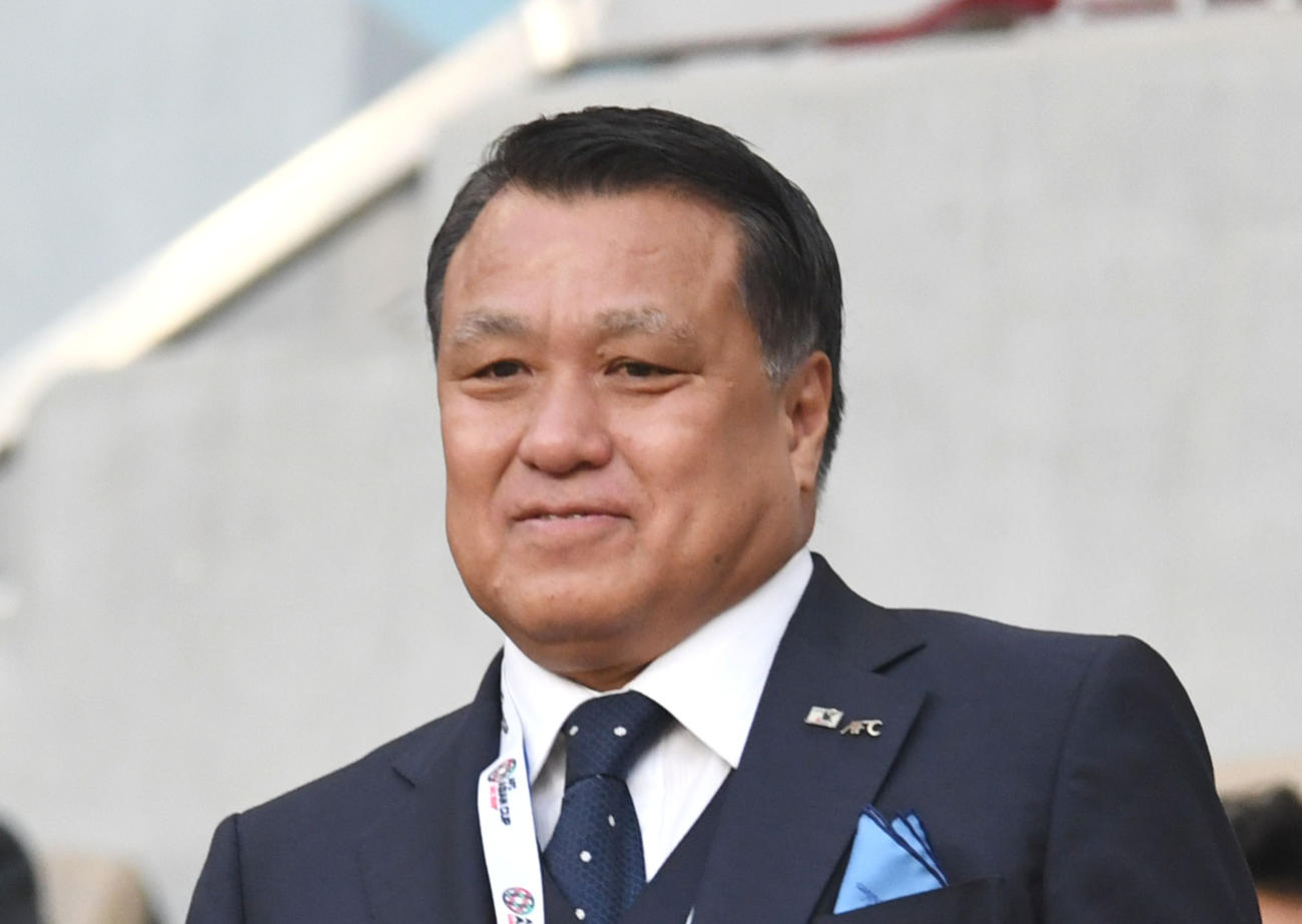 田嶋幸三会長（2019年1月28日撮影）