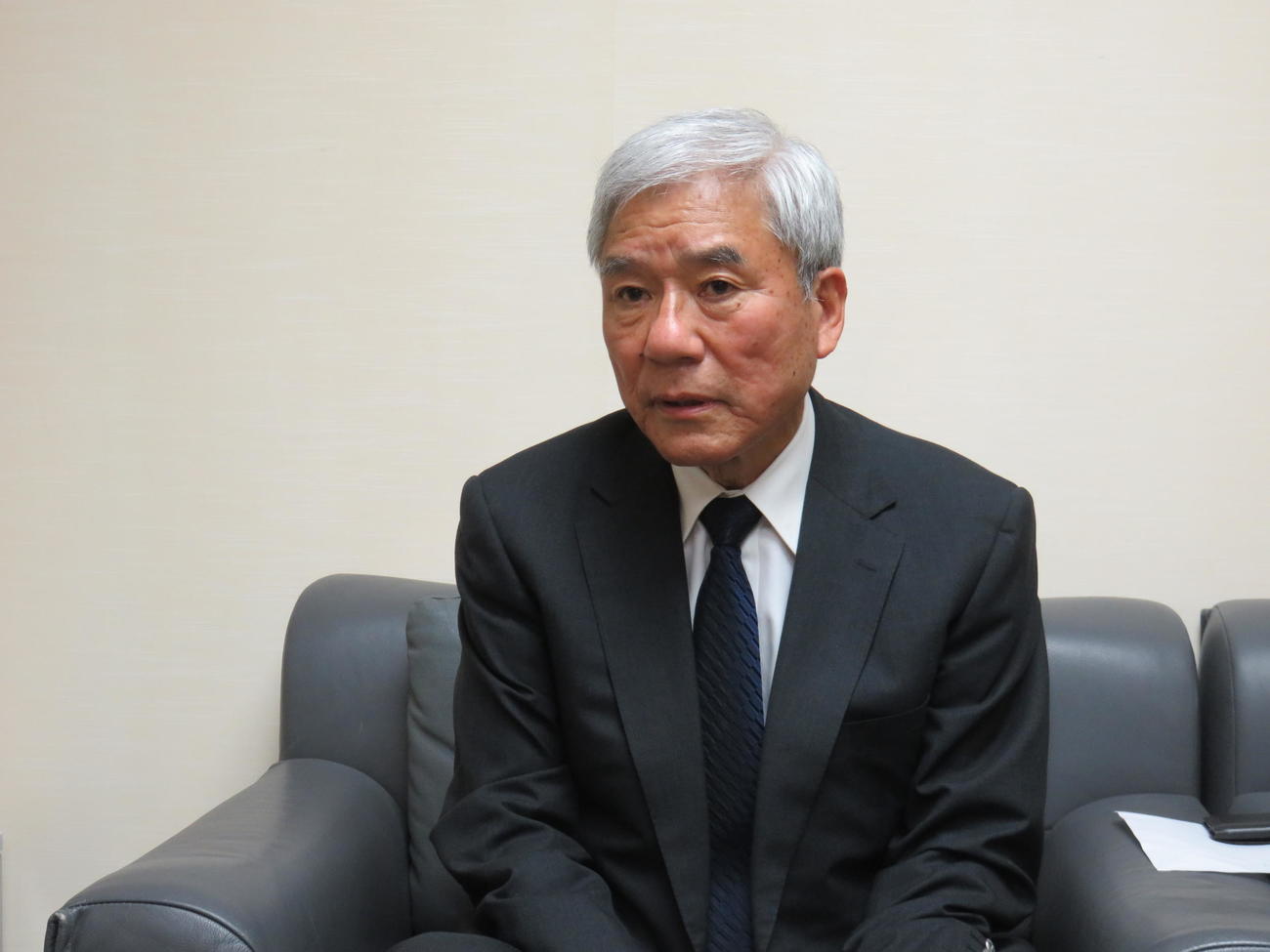 日韓W杯について語る日本協会前会長で元技術委員長の大仁邦弥氏