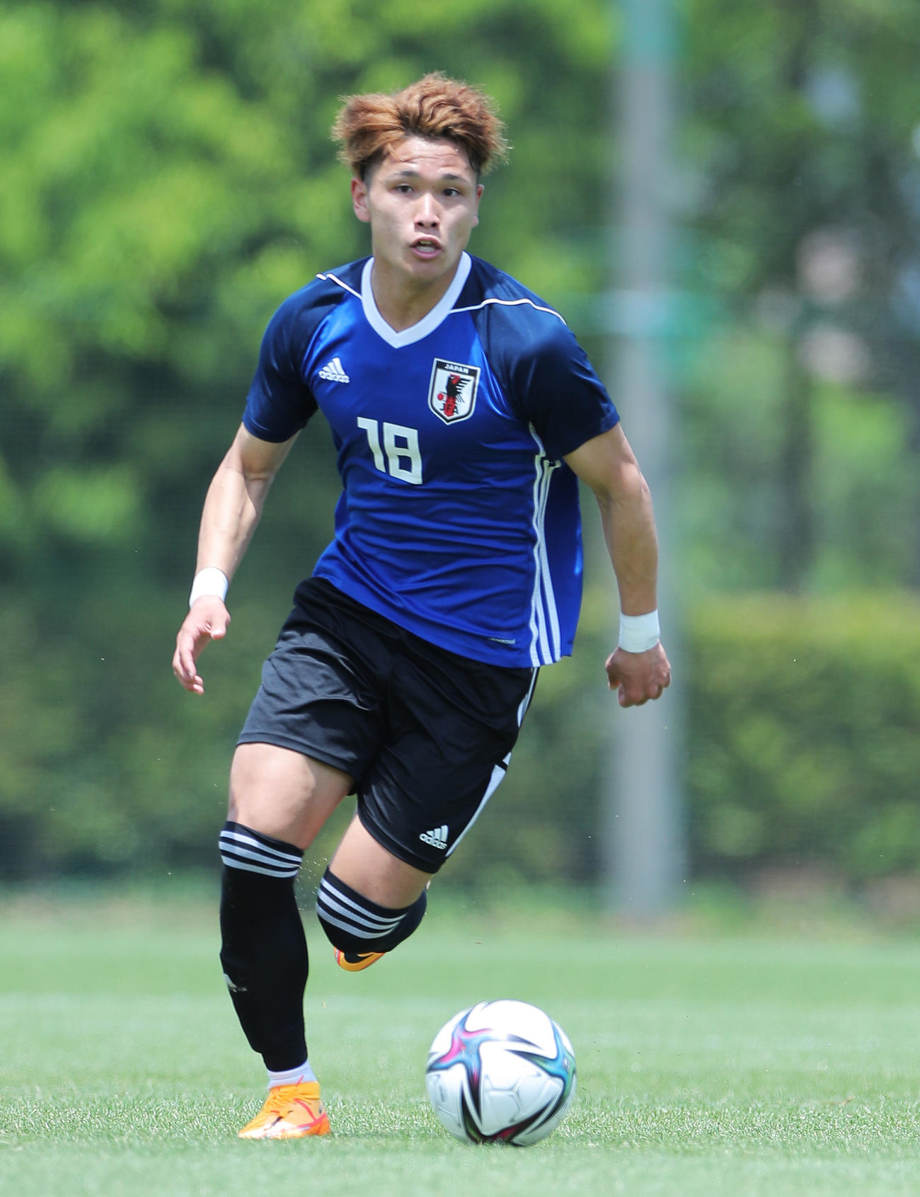 MF松木玖生（2022年5月11日撮影）