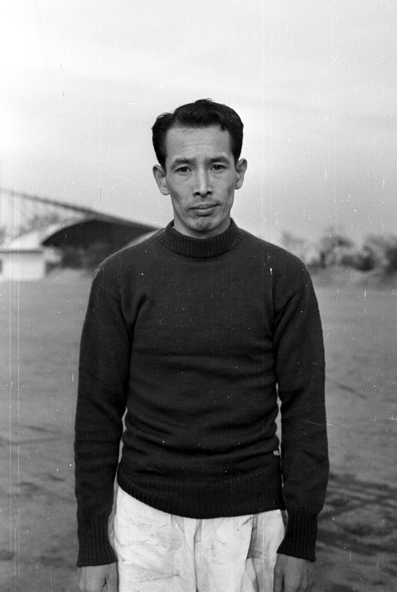 川本泰三（1955年1月19日撮影）