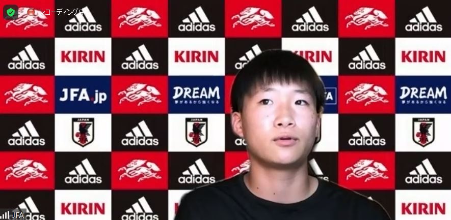 U－20女子W杯に向けて意気込みを語ったFW藤野