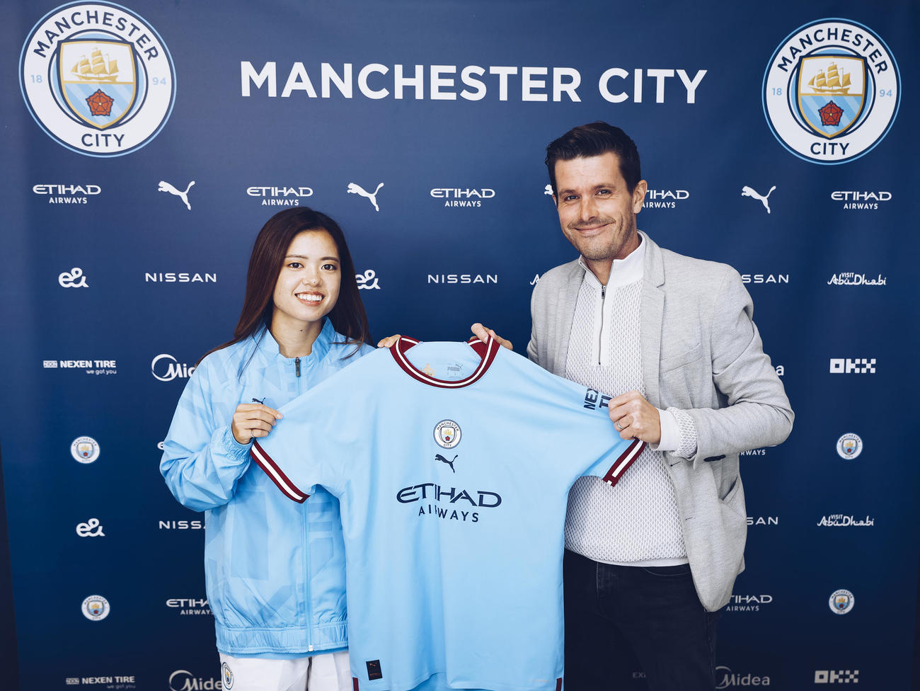マンチェスター・シティーに移籍したMF長谷川唯（C）Manchester City FC