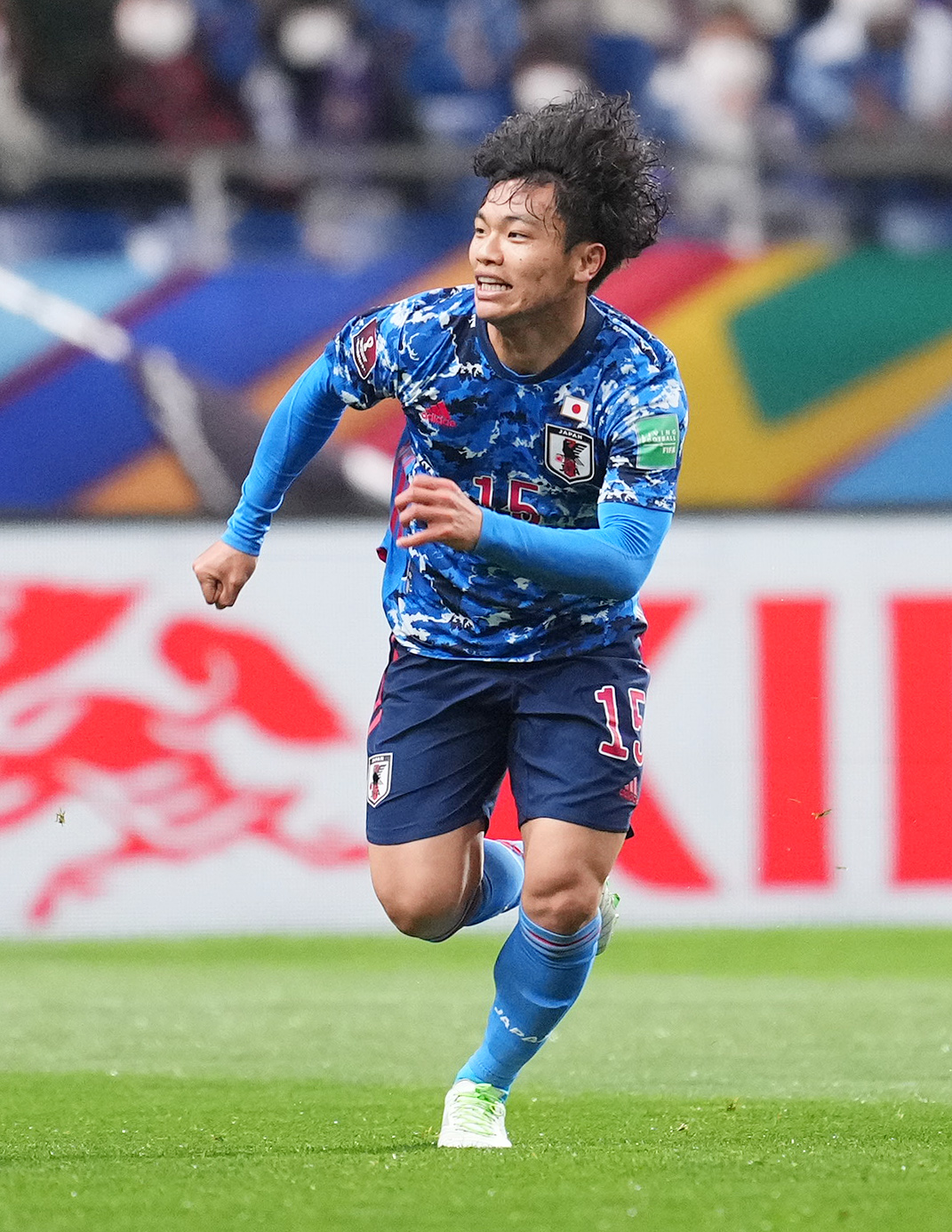 アジア最終予選　日本対ベトナム　旗手怜央（2022年4月4日撮影）