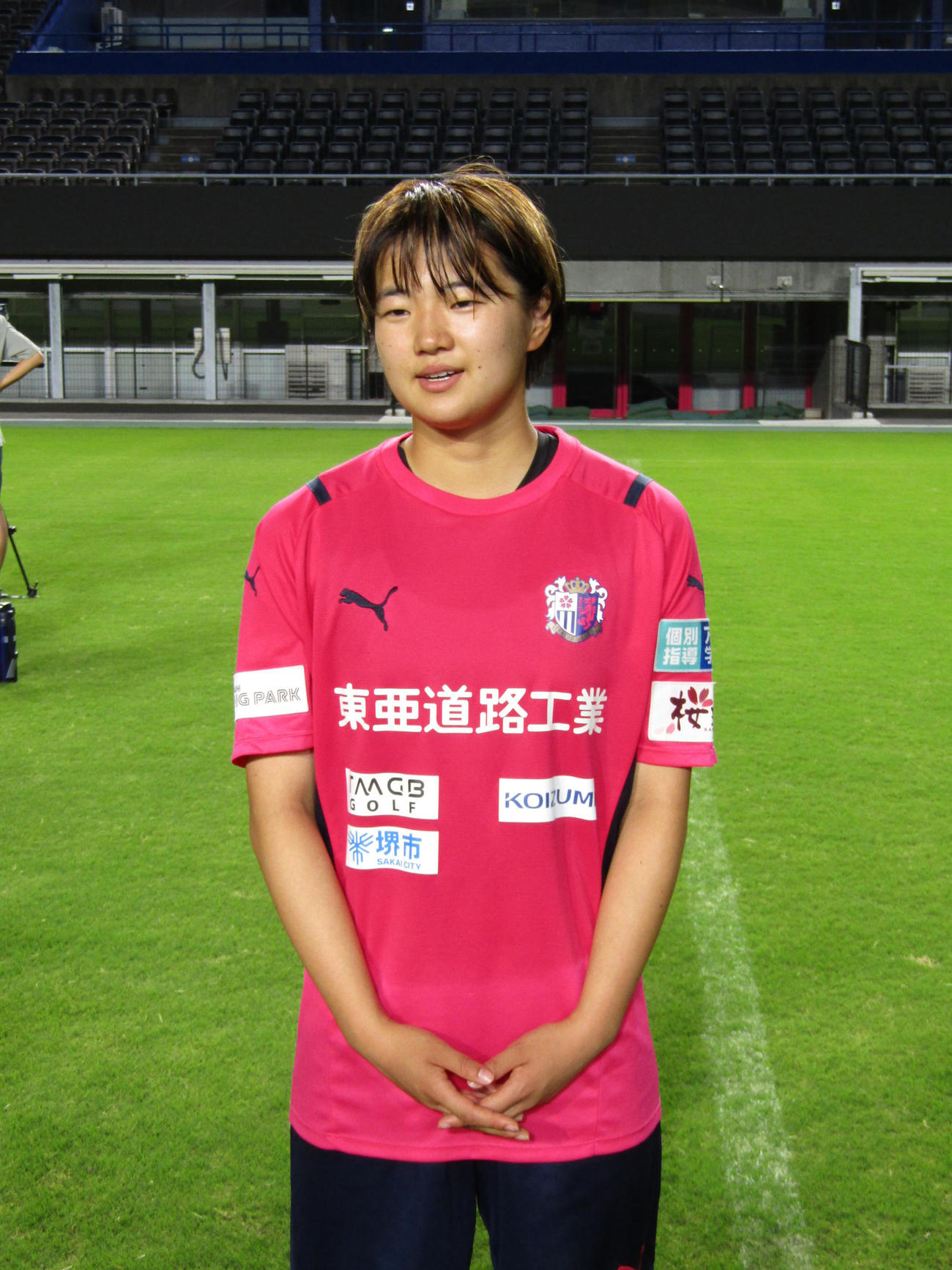 U－20女子W杯で準優勝したC大阪堺レディース田畑晴菜は、風間八宏アカデミー技術委員長の指導を受けて収穫を得る