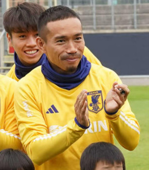 ドイツ遠征中の日本代表・長友佑都
