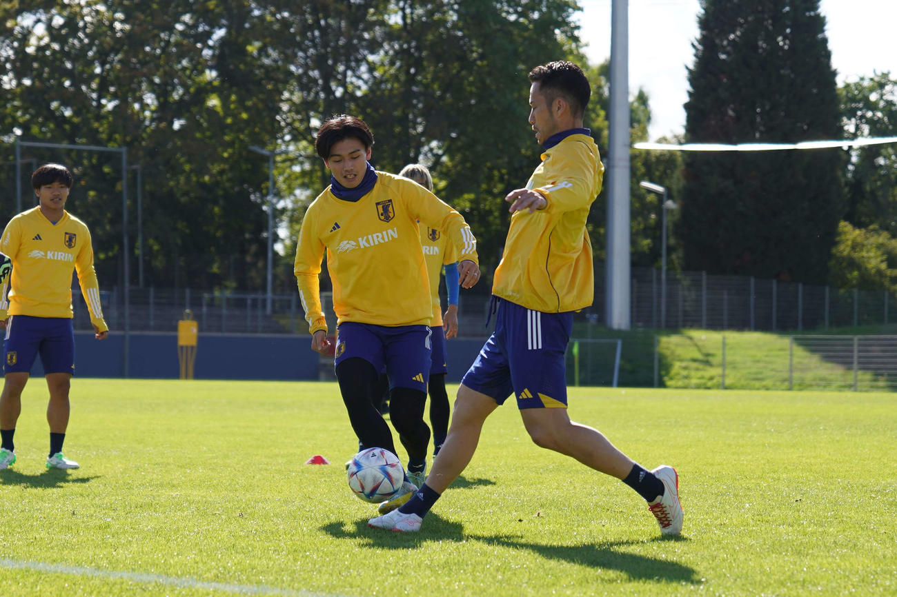 日本代表練習　練習に臨むサッカー日本代表吉田麻也（撮影・PNP）