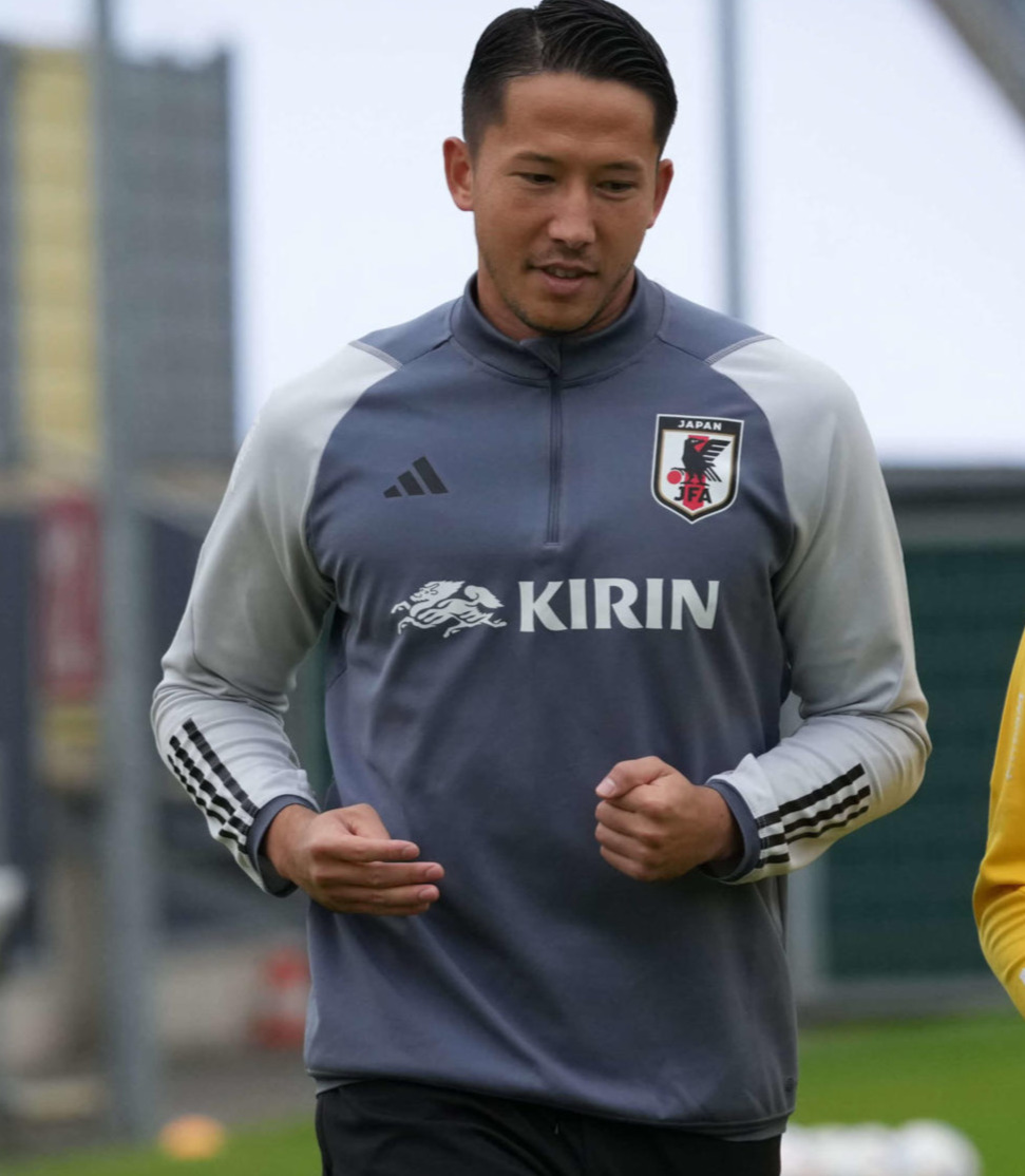 練習に参加したシュミット・ダニエル撮影・パオロ　ヌッチ）