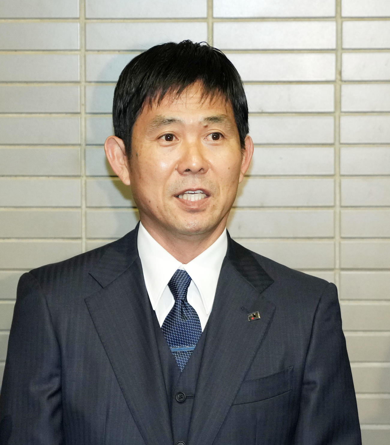 森保一監督（22年11月7日撮影）
