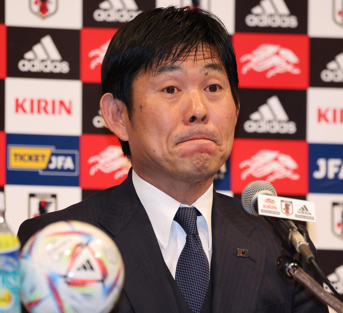 日本代表森保一監督（2022年12月撮影）