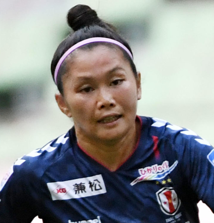 INAC神戸対浦和　神戸MF川澄奈穂美（撮影・前岡正明）