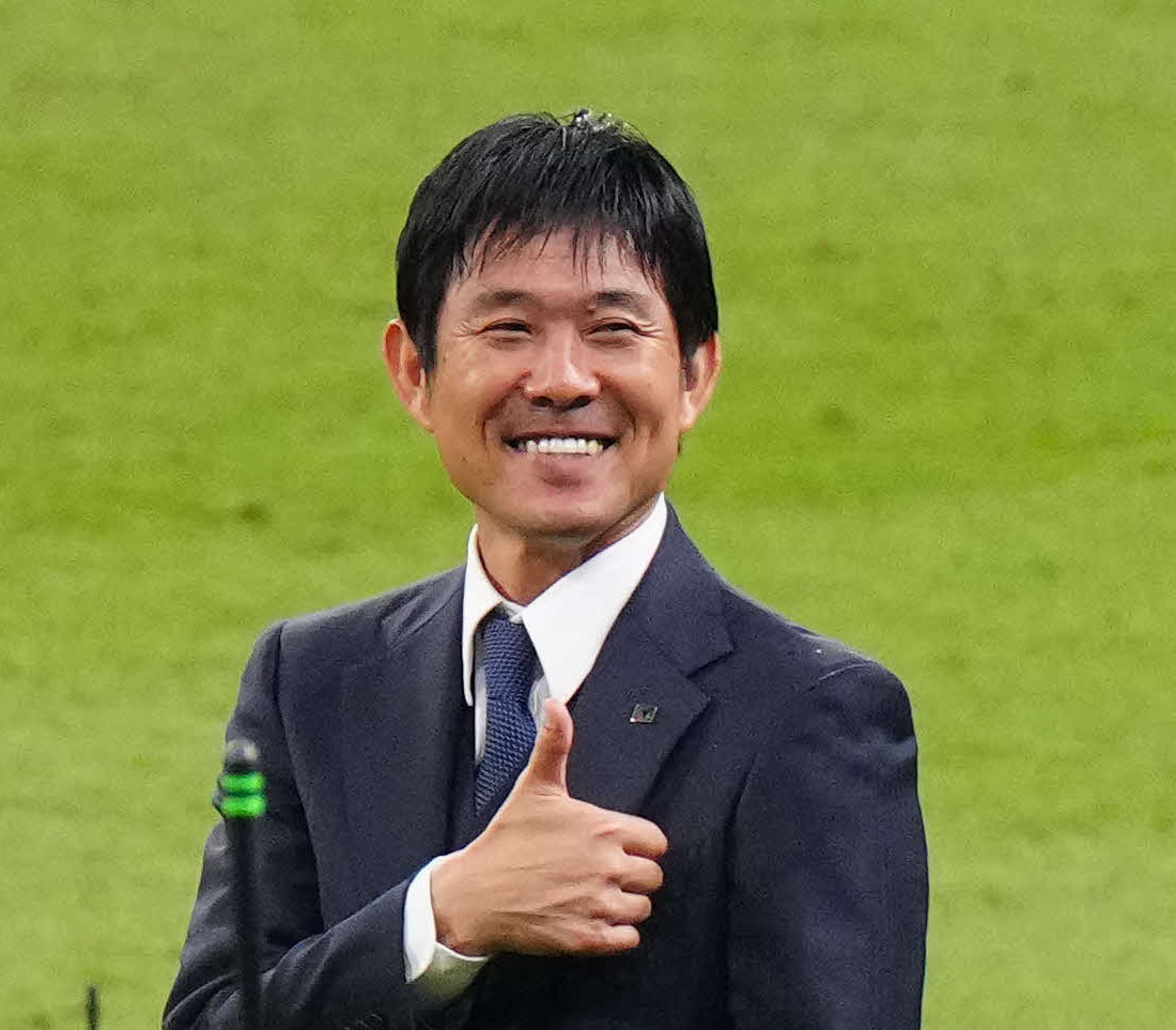 サッカー日本代表の森保監督（2022年12月1日撮影）