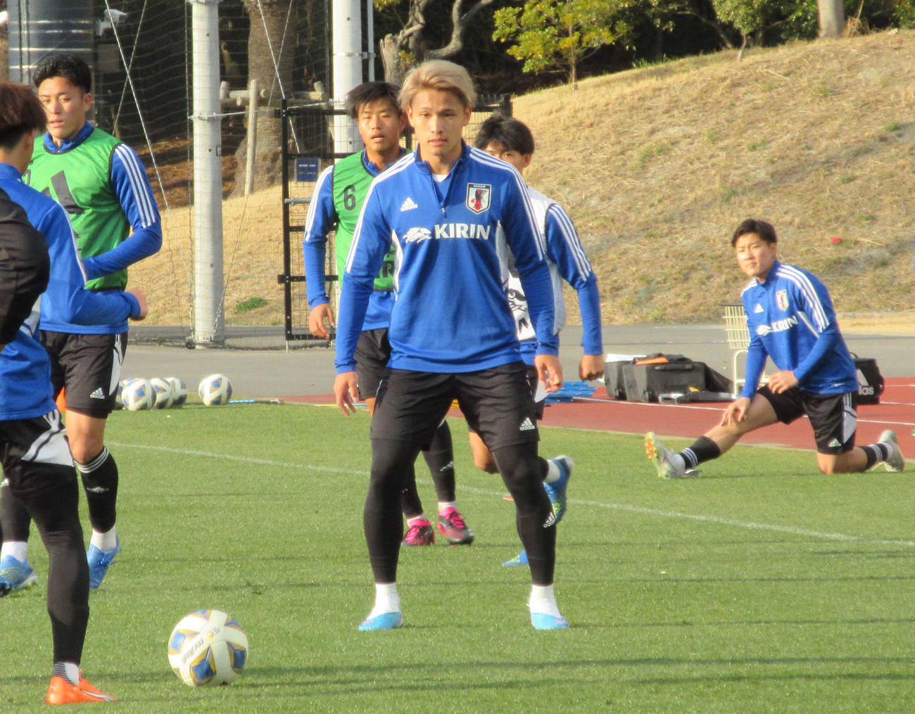 U－20日本代表MF松木玖生（2023年2月20日撮影）