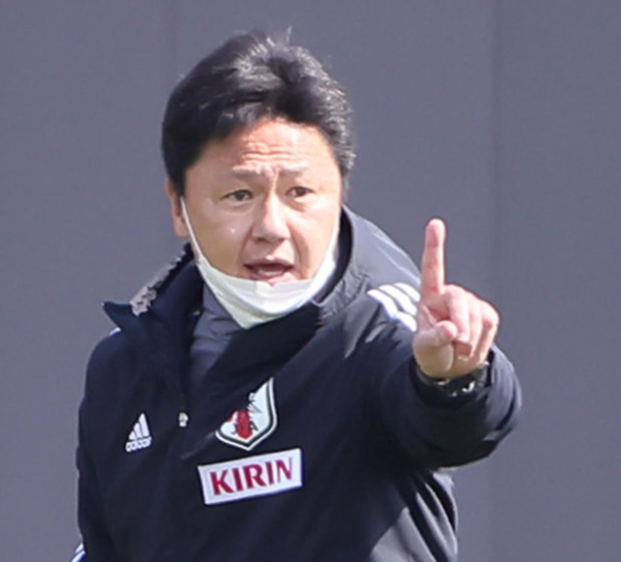 U－22日本代表大岩剛監督（2022年3月9日撮影）