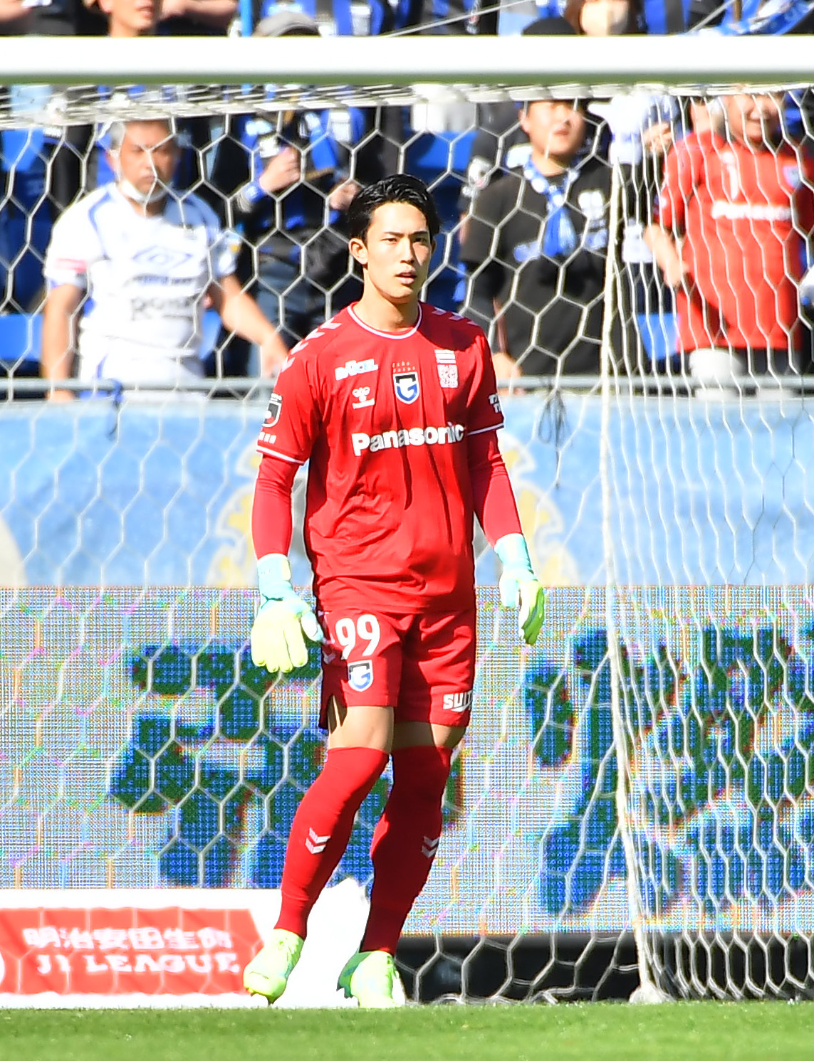 G大阪のGK谷晃生（2023年4月9日撮影）