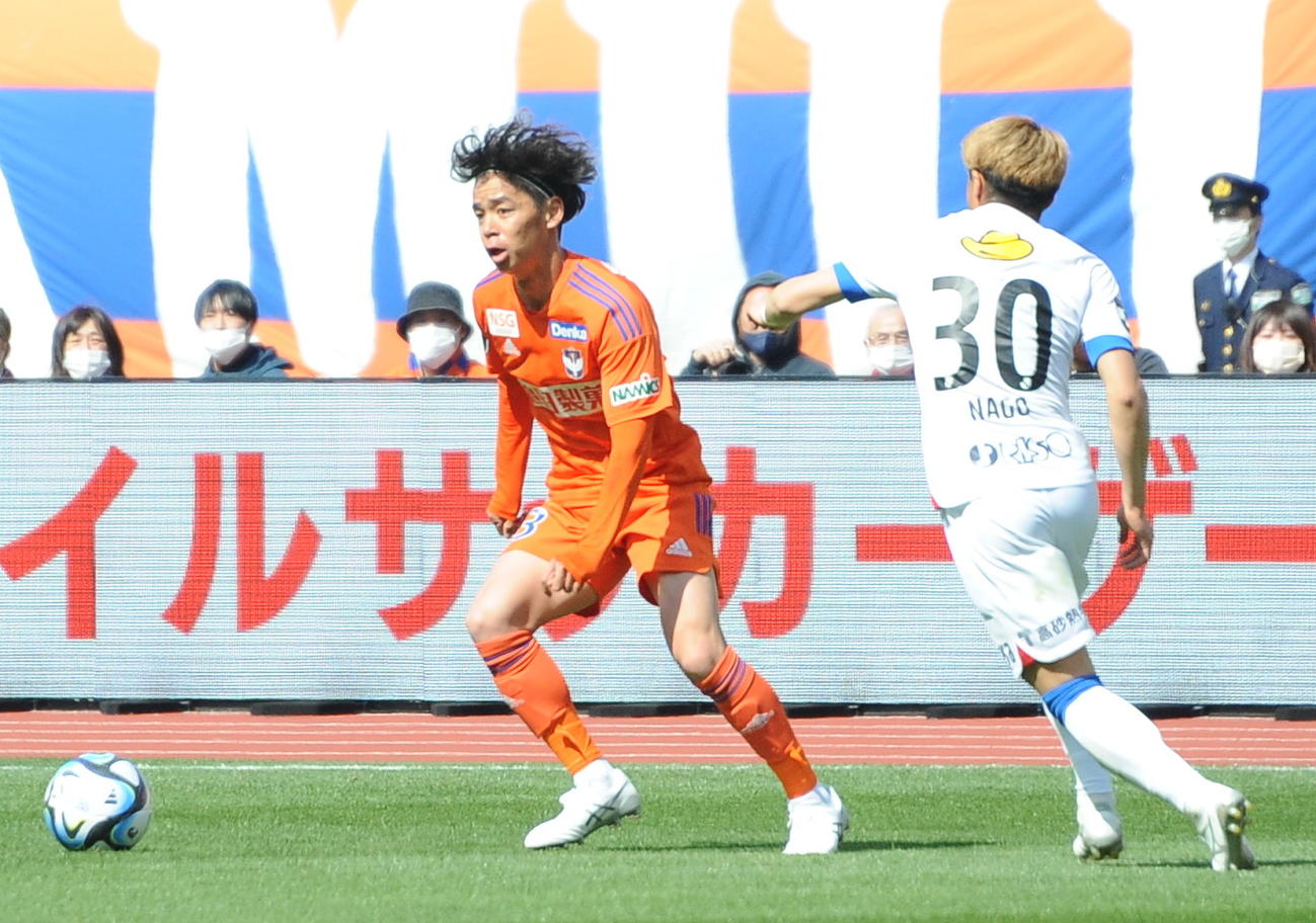 新潟MF伊藤涼太郎（2023年4月23日撮影）
