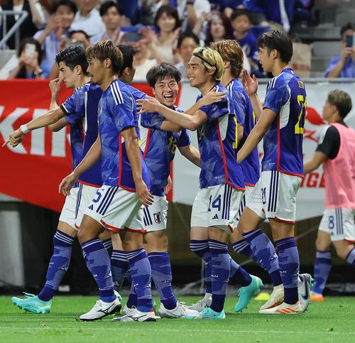 日本対ペルー　（撮影・上田博志）＝2023年6月20日、パナソニックスタジアム吹田
