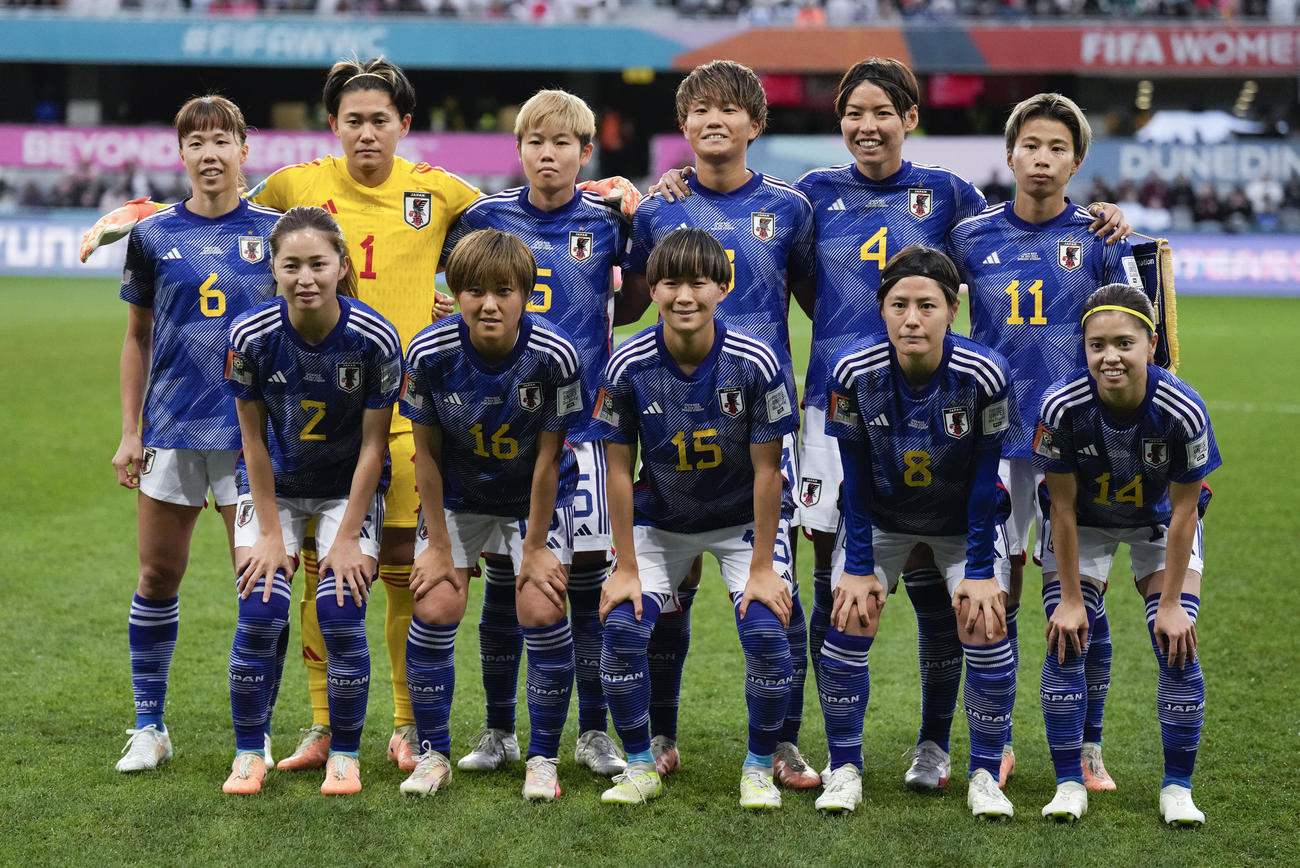 なでしこジャパンの選手たち（AP）