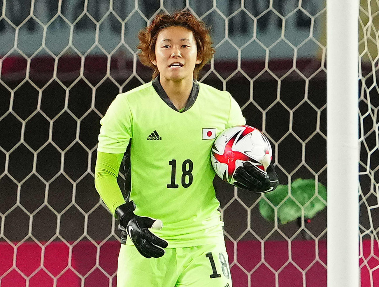 GK山下杏也加（2021年7月27日撮影）